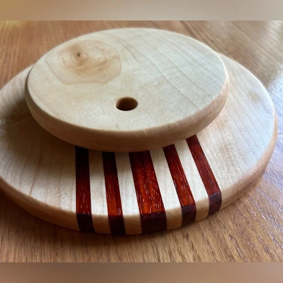 Rotating Display / Lazy Susan Handcrafted! 8 inch - Picture 2 of 5